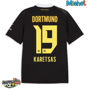 Borussia Dortmund Konstantinos Karetsas #19 Vieraspaita 2026-27 Lyhythihainen Borussia Dortmund Konstantinos Karetsas #19 Vieraspaita 2026-27 Lyhythihainen